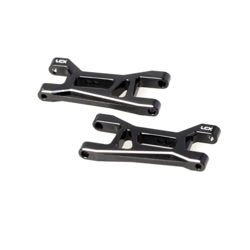 LCX Racing RC Car CNC Machined Aluminum Front Rear Suspension Arm Set for RC Truck LOSI 1/24 Micro-B Buggy, Upgrades Parts Accessories (Front)