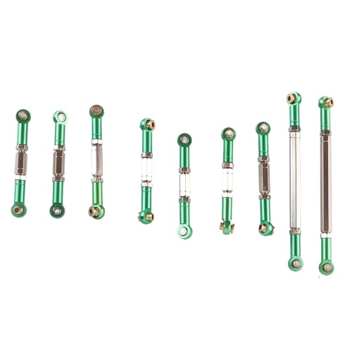 Metal Steering Linkage Rods Set, High Strength Durability Upgrade, RC Parts for FY 01 02 03 04 05 07 12428 12423 Q39 Model Car Truck