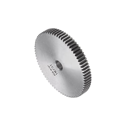 HARFINGTON Straight Spur Gear 10mm Bore 73T Mod-1 Hardened 45# Steel Spur Diff Differential Motor Gear RC Car Replacement Parts - style: 73T