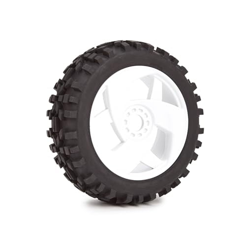 118mm 1/8 RC Off-Road Buggy Tires & Wheels Set, 17mm Hex Hub, 4 Pcs, for ARRMA, Traxxas, Redcat, Team Losi, Kyosho, VRX, HPI, HSP, Hobao