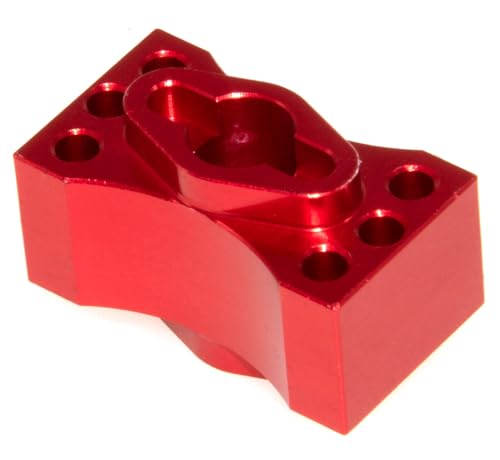Differential Lock Spool Compatible with 1/8 Losi LMT Monster Truck Upgrade Rc Car Aluminum Alloy Diff Locker Part Replace(Red) - color: Red