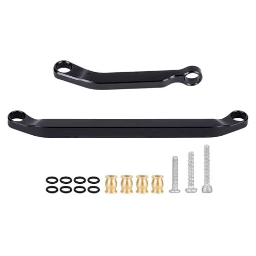 Aluminum Suspension & Steering Links Set for 1/30 Axial SCX30 Crawler Upgrade, Heavy Duty Chassis Links Kit with Tie Rod & Drag Link (Steering Links) - color: Steering Links