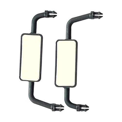 Generic Metal Trailer Upgrade Kit for 1/12 Scale RC Crawler Car, Rearview Mirror