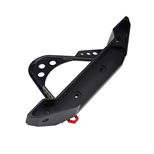 Rc Car Metal Front Bumper with 2 Led Lights for Traxxas 1/10 Scale Crawler