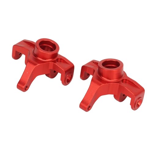 RC Steering Knuckle, Durable Aluminum Alloy Replacement Pair for 1/14 1/16 Scale Off-Road RC Cars, Steering Cup for RC Enthusiasts Racing Repairs