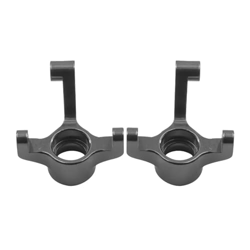 for Losi Micro B 2WD RTR LOS00007 1/24 Metal Aluminum Front Steering Knuckles Spindles Rc for Buggy Car Upgrades Accessories RC Steering Knuckles Cup(Gray) - size: Gray
