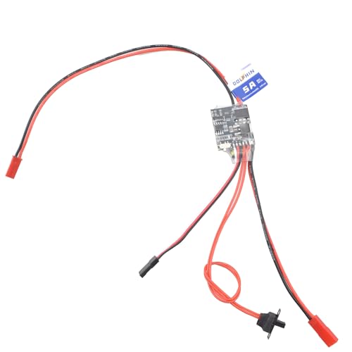 5A Brushed Bidirectional ESC for 130/180 Motor RC Car Boat Tank