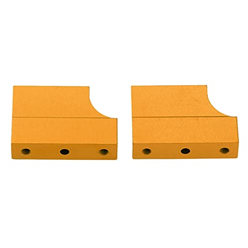 Replacement Part For 2pcs Engine Mount/Holder Upgrade Parts Replacement For 1/10 Nitro RC Car - (Color: Golden) - color: Golden