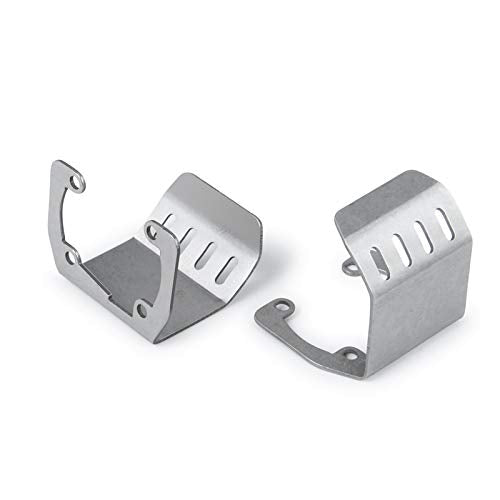 RC-Hub 2Pcs Axle Front Rear Protection Board for 1/10 SCX10 II 90046 90047 | 1 Pair Aluminum Axle Skid Plate Protector,RC Upgrade Parts
