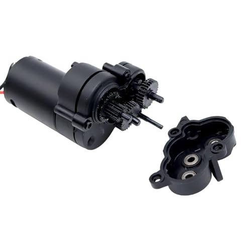 Rc Upgrade Spare Parts for TRX4M for Bronco for Defender for JJRC C8809 C8801 1/18 2-Speed Gearbox Assembly Transmission Motor Set with Servo RC Crawler(Gearbox with Servo) - size: Gearbox With Servo