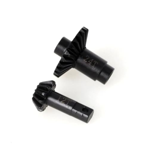 RC Car Models Parts for Traxxas for TRX4M 1/18 RC Crawler Car Hard Steel Front Rear Axle Bevel Gear Set 24T-12T Upgrades Parts Accessories