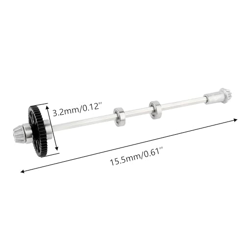 Main Drive Shaft Q901-ZJ05 Spare Parts Accessories for 1/16th Scale Q901 Q902 Q903 Q905 HM163 HM164 RC Cars Trucks