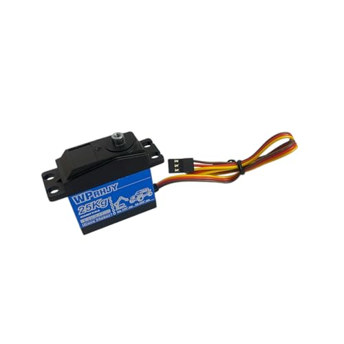 25kg Waterproof Metal Steering servo is Suitable for 1/10 TRX4/SCX10 1/8 Remote-Controlled Track Vehicles/Remote-Controlled Boats - style: 25kg 90-360
