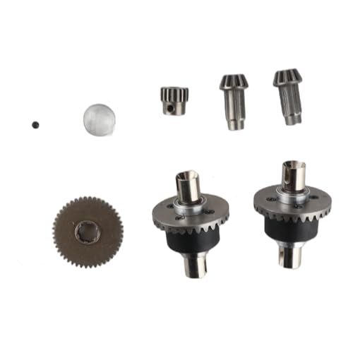 RC Differential Gear, RC Car Motor Gear Kit, 1/16 Scale Differential Assembly, High-Performance Transmission Parts for Off-Road Racing, Lightweight and Durable Components for Street Racing.