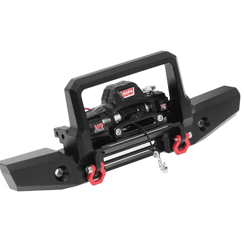 1/18 Metal Winch for 1/18 TRX4M 1/24 RC Tracked Axial SCX24 FMS FCX24 - Body Bumper Modification