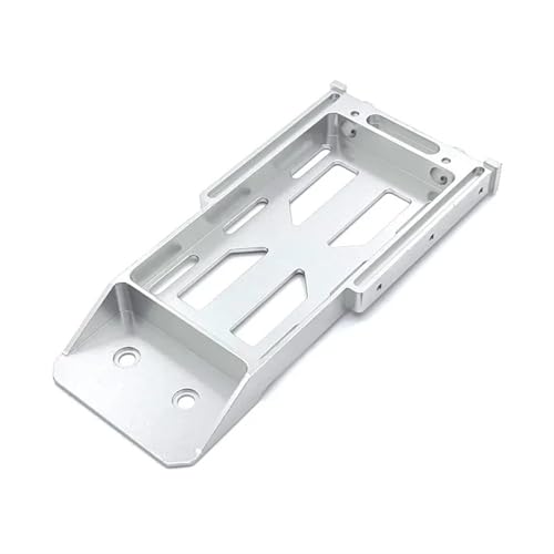 Rc Crawler Bumper Compatible with MN128 MN86 MN86S MN86K MN86KS Metal Battery Tray Rear Bumper Mount 1/12 RC Crawler Car Upgrade Parts Accessories(White) - size: White
