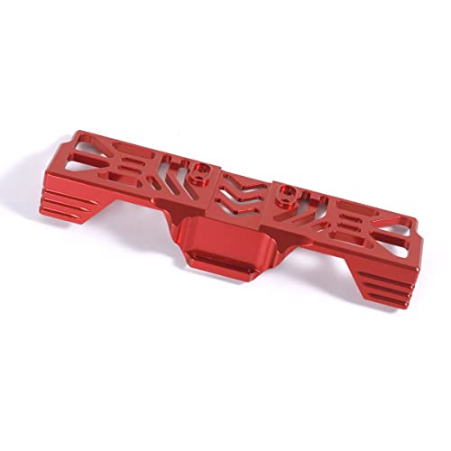 Aluminum Alloy Battery Tray Mount for Axial SCX10 III AXI03007 1/10 RC Crawler Upgrade Parts (Red) - color: Red