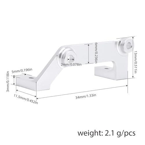 Metal Transmission Gearbox with Bracket for FMS FCX24 1/24 Power Wagon FCX18 Land Cruiser LC80 K5 Blazer RC Crawler Upgrade Part (Titanium for FCX18) - color: Titanium for Fcx18