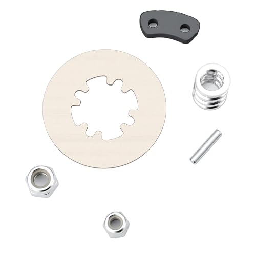 Metal Slipper Clutch Rebuild Kit with Slipper Pressure Plate & Hub #5552X #5556 Upgrades for Traxxas 1/10 Slash/Ford Raptor/Rustler RC Car