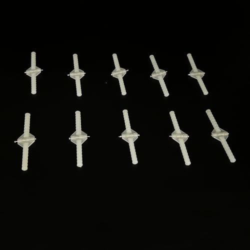 10PCS RC Airplane Plastic Needle Hinge Pin Hinge for RC Plane Helicopter Aircraft DIY Model Plane Fix Wing Parts Foam Model Plane Replacement (2.5x43mm) - style: 2.5x43mm