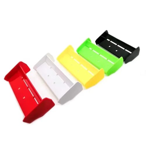 for HSP 94106 94107 94166 1/10 RC for Racing Car Off-Road for Buggy Truck S279 Soft Plastic Rear Spoiler Tail Wing RC Car Repair Kit(Green) - size: Green