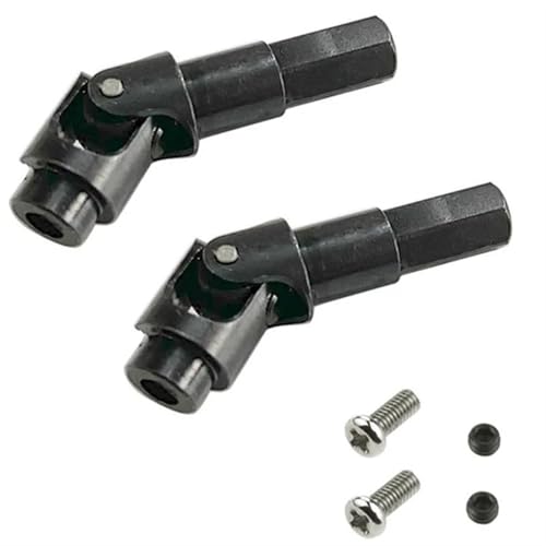 RC Crawlers Components For WPL D12 B16 B24 C14 C24 C34 C44 1/16 For Jjrc For Fayee For FY001 FY002 FY004 RC Axle Replacement Part Metal Drive Shaft Gear Set Bearing(Drive shaft Front) - size: Drive shaft Front