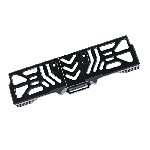 Aluminum Alloy Battery Tray Mount for Axial SCX10 III AXI03007 1/10 RC Crawler Upgrade Parts (Black) - color: Black