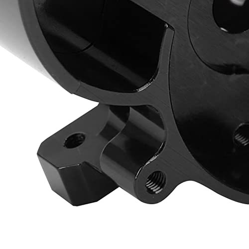 Aluminum Alloy Transmission Case Housing Set, RC Gearbox Housing for GEN8 1/10 RC Car, CNC 6061 - T6 with Hard Anodized Finish and PTFE Coated Gears (Black) - color: Black