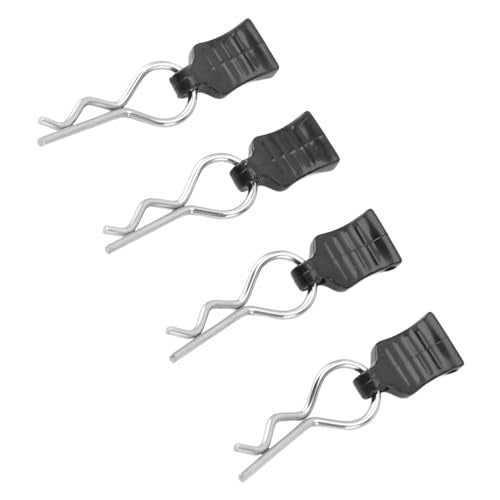 RC Body Clips, Replacement Upgrade Parts R Pin Clips with Pull Tabs for WLtoys 124008 124010, Remote Control Car Body Clips