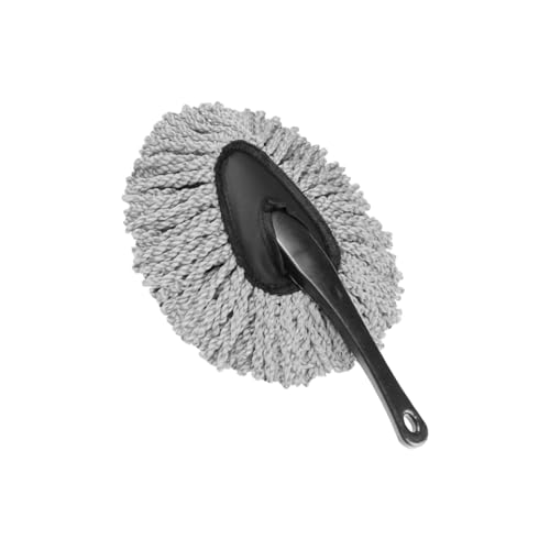 Osilly Car Dash Duster Brush, Soft Microfiber Multi-Functional No-Scratch Vehicle Dashboard Cleaning Brush with Handle, Automotive Detailing Cleaning Kit, Universal for SUV Automobile Truck (Grey) - color: Gray, size: 1 PC