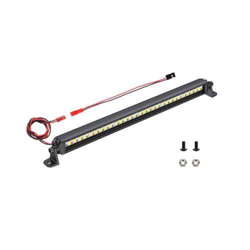 RC Light Bar 30 LED 6.5 Inch Aluminum RC Lights RC Crawler Accessories for Axial SCX10 Traxxas TRX4 TRX4M Arrma Senton Redcat GEN7 1/6 1/10 Scale Rock Crawler Truck (6.5inch) - size: 6.5inch
