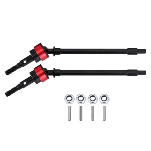 Metal Dogbone Shaft Axle Gear Compatible with 1 10 Scale RC Car Models for Part Number YQCQ-01 Aftermarket Replacement(Front Axle Shaft) - color: Front Axle Shaft