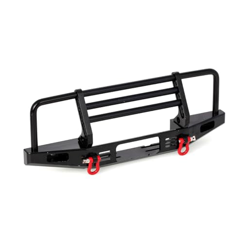LCX Racing 1/10th RC Crawler Car Aluminum Bull Push Bar Front Bumper for Traxxas TRX4 Axial SCX10 II III PRO Gen7 Gen8 Gen9 D90 Wraith, Upgrades Parts Accessories