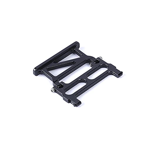 Aluminum Rear Body Shell Mount Parts for Axial SCX24 C10 1/24 RC Crawler Upgrades (Black) - color: Black
