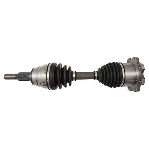 TRQ Front Driver and Passenger Side CV Axle Shaft Assembly Set for 2011-2014 Chevrolet Silverado 2500 HD Silverado 3500 HD GMC Sierra 2500 HD Sierra 3500 HD - style: CSA64117