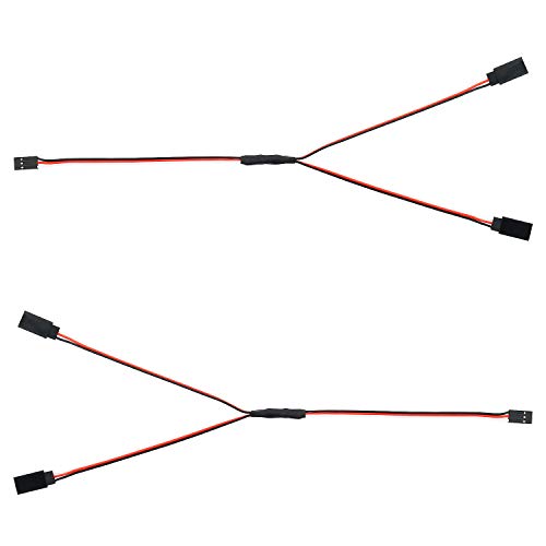 30cm Remote Control Y Servo Extension Cable, Male to Female (Pack of 5)