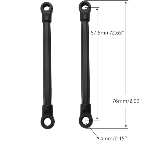 Shock Absorption Connecting Rod PX9200-17 & Steering Linkage PX9200-19 for 1:10 1:12 PX9200 9201E 9203E 9205E 9206E 9200E Trucks 200E 210E Brushless RC Cars