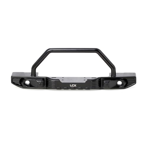 LCX Racing 1/10th RC Crawler Car CNC Machined Aluminum Alloy Front Bumper for RC Car Axial SCX10 III SCX10.3 AXI03007, Upgrades Parts Accessories
