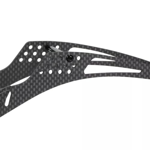 RC Chassis Kit Frame Girder LCG Carbon Fiber for 1/10 RC Rock Crawle,Lightweight Thickened Cheater Rigs Frame Rails for 1/10 RC Rock Crawler Axial SCX10