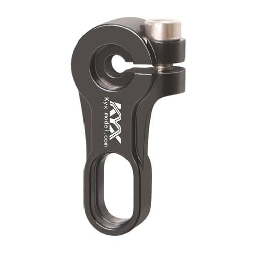 KYX Racing CNC Machined Aluminum 20T Servo Arm Rear Axle Servo Horn Upgrades Parts Accessories for 1/8 RC Crawler Car Axial AXP8 Gilamon 2.2