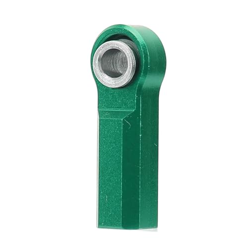 Asixxsix M4 Ball Joint Head, 4 Pcs Alloy Link Rod End with M4 Thread 7mm Diameter for RC Model Car Tie Rods Set (Green)