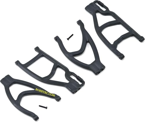 RPM R/C (Black) Extended Rear Left & Right Suspension Arms For Traxxas Nitro Revo 3.3, Summit,E-Revo 2.0 VXL, TRA56076-4,TRA53097-3, TRA86086-4