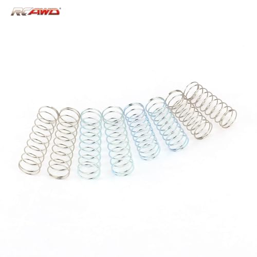 RCAWD 2 Set Front Rear Shock Spring for Losi 1/16 Mini-B 1/18 Mini-T Series Upgrades Part