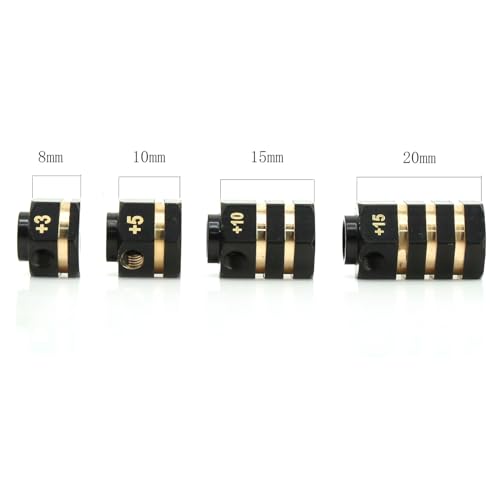 12MM RC Brass Hex Extension Adaptor Compatible for Traxxas TRX4 TRX6 Upgrades Parts Counterweight 10mm Extended Wheel Hex Hubs Extenders Spacer - color: 10mm