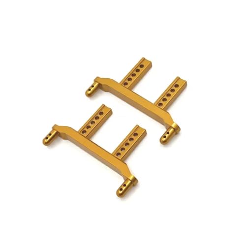 RC Cars Models For SCY 16101 16102 16103 1/16 Metal Body Mounts RC Car Tracked Vehicles Trucks Parts Accessories And Upgrades Replacement Repair(Yellow) - color: Yellow