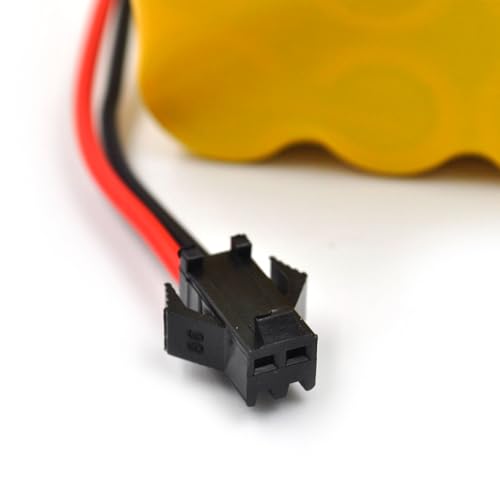 (2-Pack) 7.2V 800mAh Ni-Cd Battery with SM-2P Plug for RC Toys | AA battery pack for compatible RC tanks, excavators, semi-trailer trucks and cars; includes 2 USB chargers. - color: 2-Pack