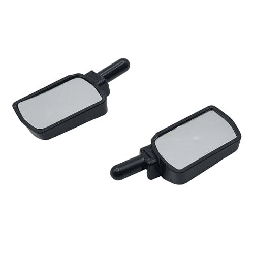 RC Crawler Body Shell Upgrade Part for 1/10 RC Crawler TRX4 SCX10 90046 AT4 Redcat GEN 8 Scout II (Side Mirrors Set,Black) - color: Side Mirrors Set,black