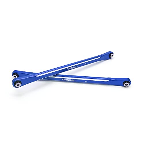 TREAL Aluminum 7075 Camber Links, Rear Suspension Links Compatible with 1/8 Sledge (Blue) - color: Blue