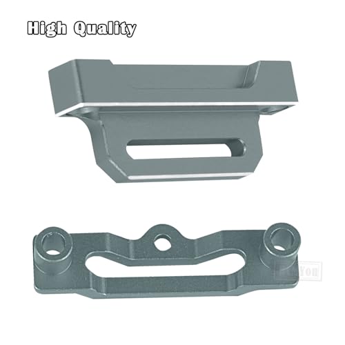 RC Aluminium Tall Battery Holder Mount Hold Down Upgrades Part for 1/10 Slash 2WD LCG,Battery Mount Plate Tray Battery Holder Hops Up,Titanium(Adapting Chassis:#5830 5832A) - color: Titanium - (Upgrades)