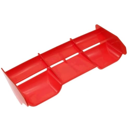 RC Accessories Compatible with HSP 94166 94107 1/8 RC Drift for Buggy Car Upgrade Modification Accessories Parts Tail Wing Rear Spoiler(Red) - color: Red